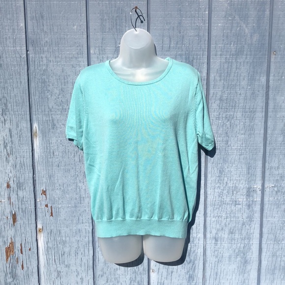 Bedford Knit short sleeve sweater top - Picture 4 of 13